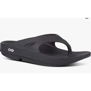 Oofos Original Unisex - Black Flip Flops